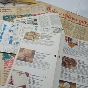 Mom's Recipes from 1960's Variety Lot Bread Cookies Main Courses Granny